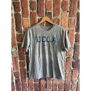 Nike Mens Gray Short Sleeve UCLA Bruins Short Sleeve Shirt Size Medium